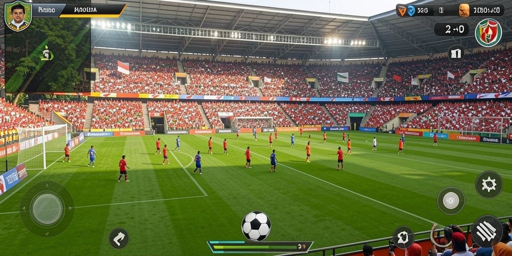 Tangkapan layar menampilkan grafik yang memukau dan gameplay yang dinamis.
