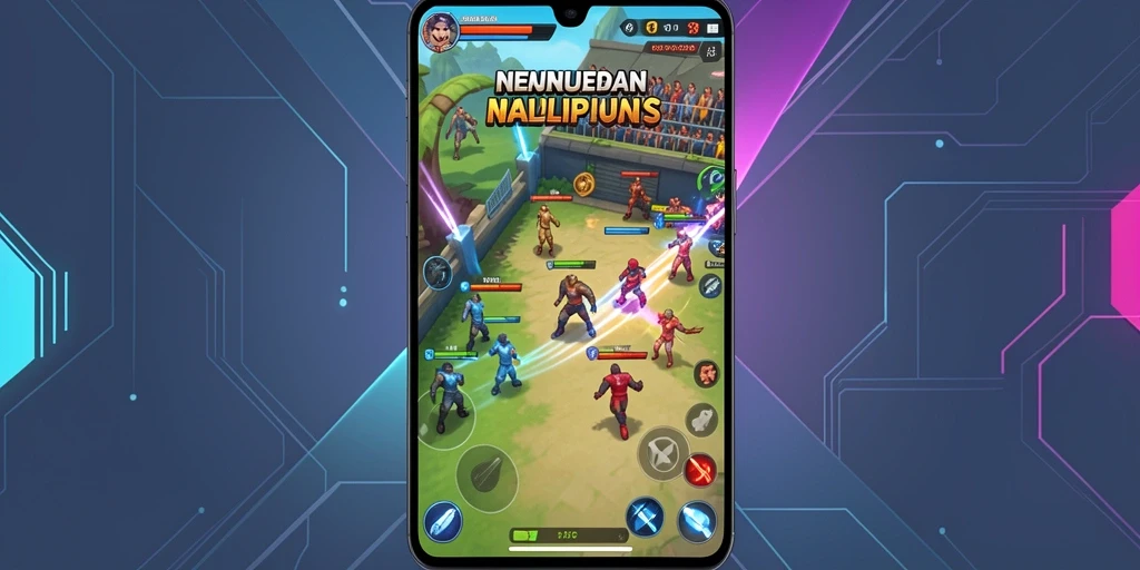 Tampilan grafis yang menarik dan penuh warna.