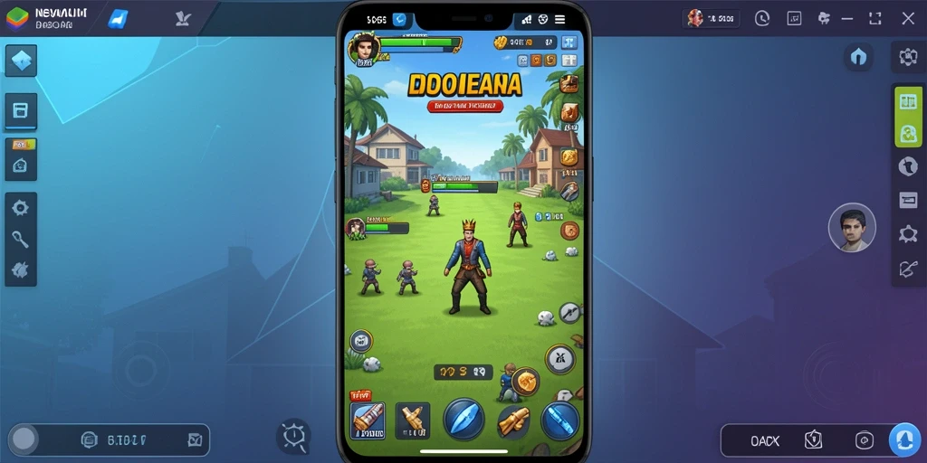 Tangkapan layar menunjukkan grafik yang memukau dari karakter dalam game.