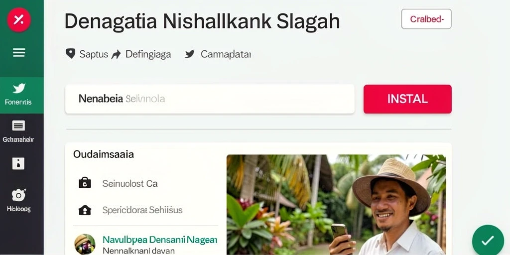 Tampilan awal yang menawan dan mudah dinavigasi.