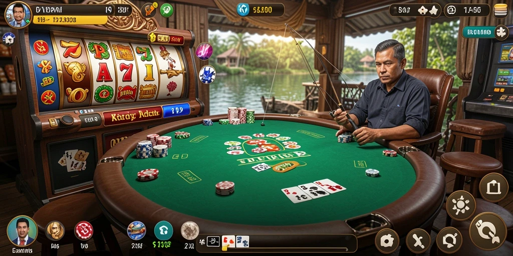 Interaksi seru dengan karakter dalam game.