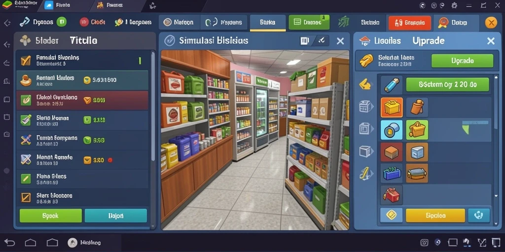 Tampilan menu utama yang intuitif dan menarik.