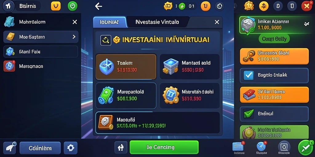 Screenshot aplikasi MANDALA77 menunjukkan grafis yang memukau.
